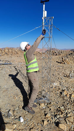 Desinstalación de anemometro