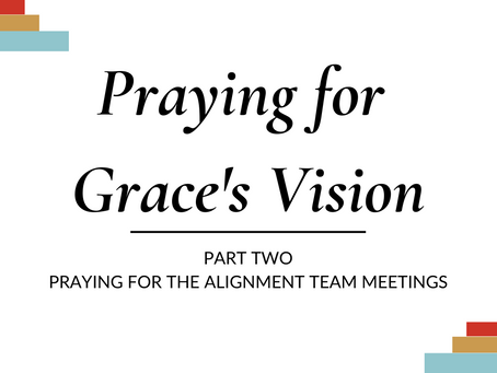Praying for Grace's Vision: Part Two