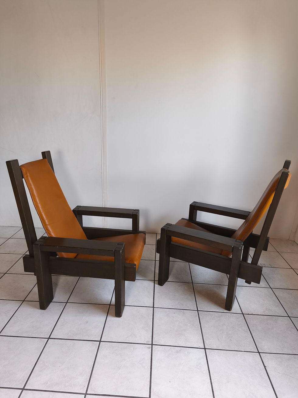 Thumbnail: Brutalist sculptural Sessel lounge chair's 70er 60er im Pierre Chapo Stil