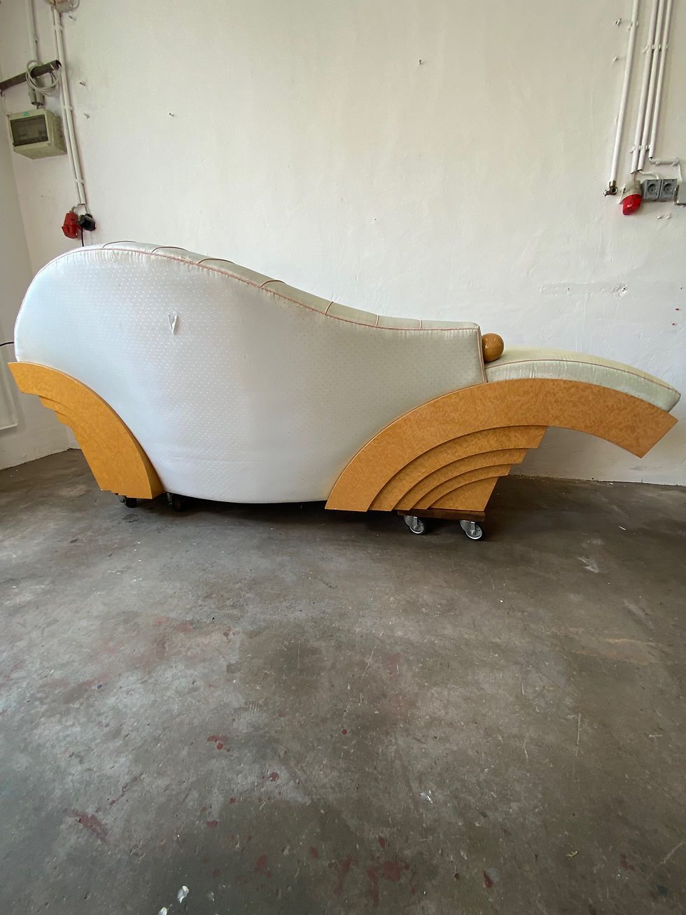 Thumbnail: Poltronova Hans Hollein Sofa Chaiselongue 80er Radical Design Postmodern Marylin