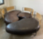 Miniaturbild: Modular Sectional Insel Sofa Kurt Beier 80er Postmodern Leder Rope