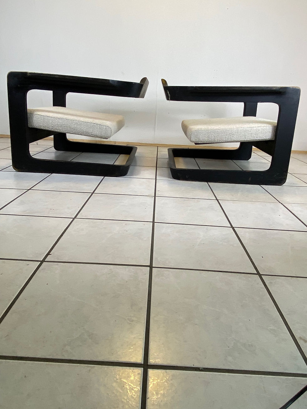 Thumbnail: Cantilever Sessel Lounge sling cube easy Chair extrem selten  Lou Hodges 