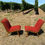 Thumbnail: Jens Risom Sessel Lounge Chair 40er 50er Rot Boucle Vostra Knoll