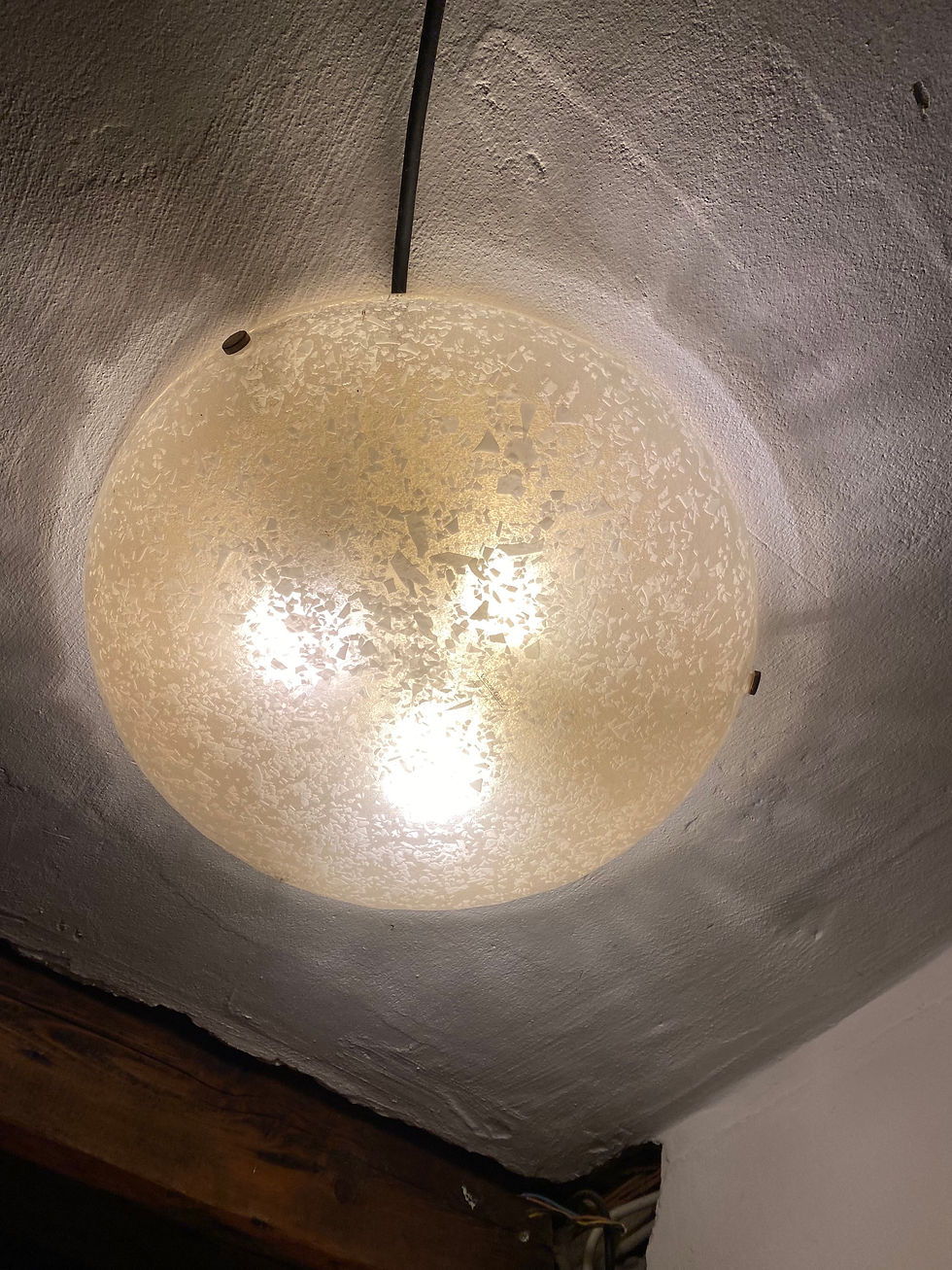 Thumbnail: XL Hillebrand Decken Wand Murano Glas Lampe flush mount Plafioniere 
