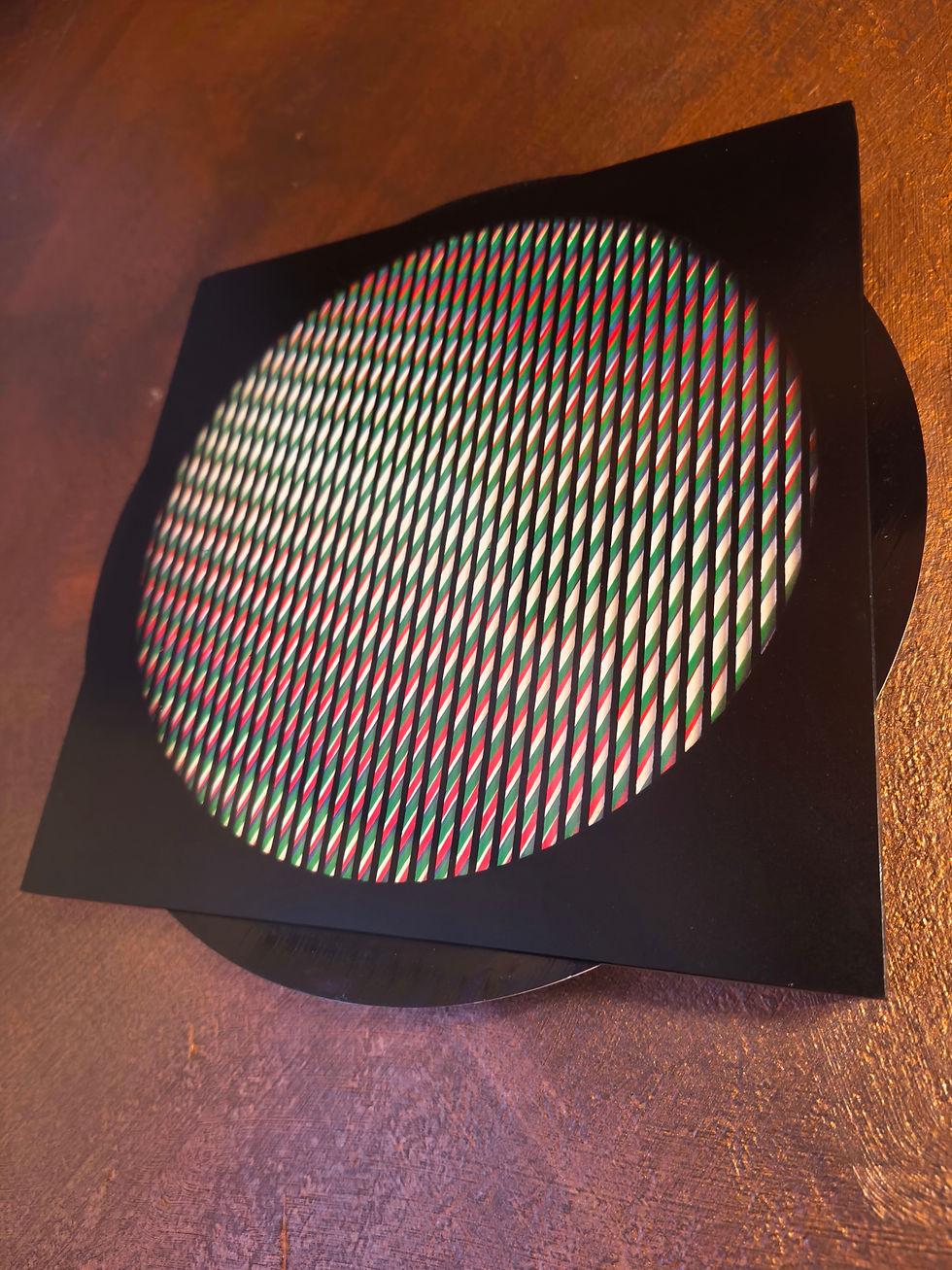 Miniaturbild: Carlos Cruz-Diez Chromointerference manipulable 80er OP Art Kunst Kinetik 