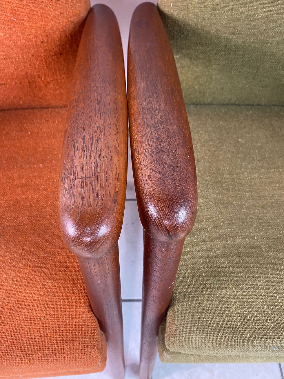 Thumbnail: Fritz Hansen Easy chair Sessel Teak 50er Zigarren Sessel Lounge Chair Jalk Juhl 