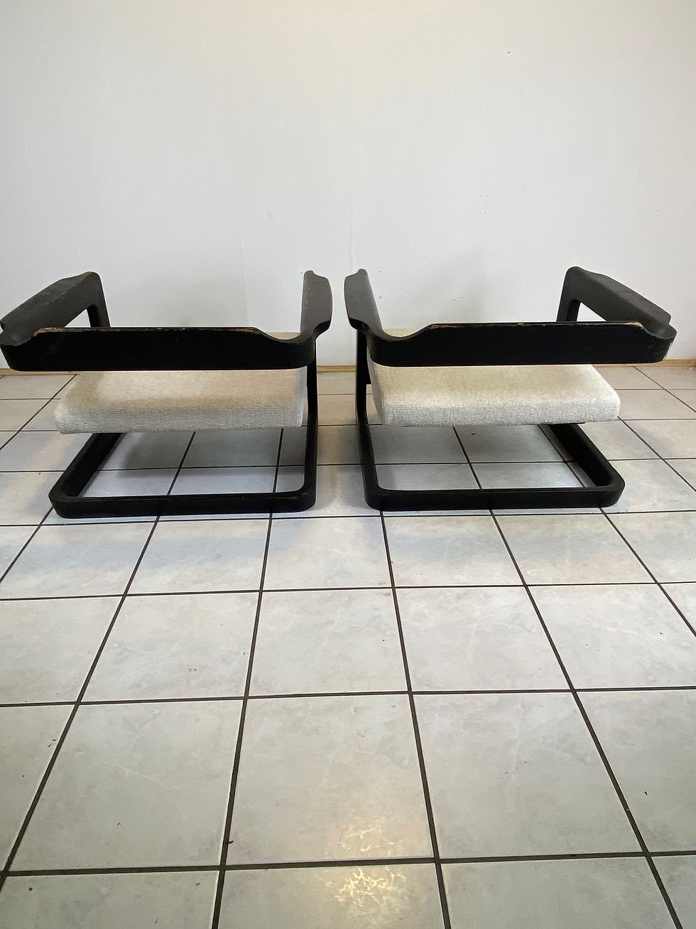 Thumbnail: Cantilever Sessel Lounge sling cube easy Chair extrem selten  Lou Hodges 