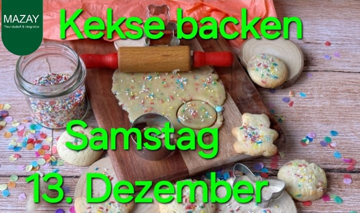 zusammen Kekse machen