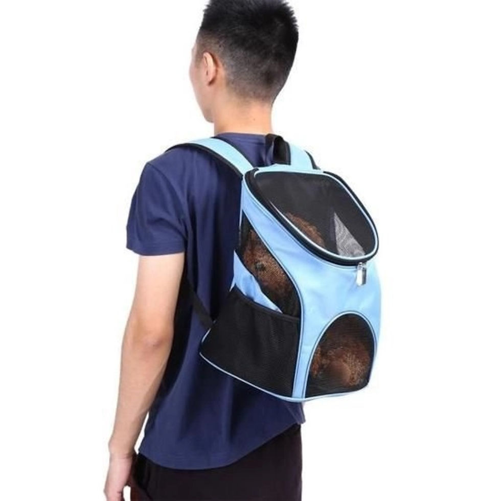 Miniatura: MOCHILA PASSEIO CAES GATOS BOLSA TRANSPORTE PET DOG BAG VIAGEM CANGURU CACHORROS