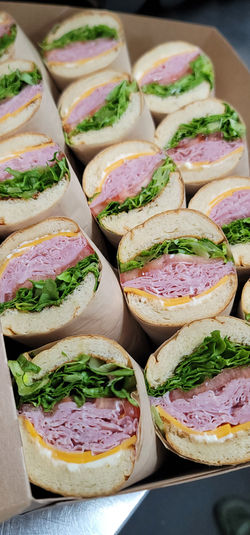 Ham & Cheddar Sandwiches