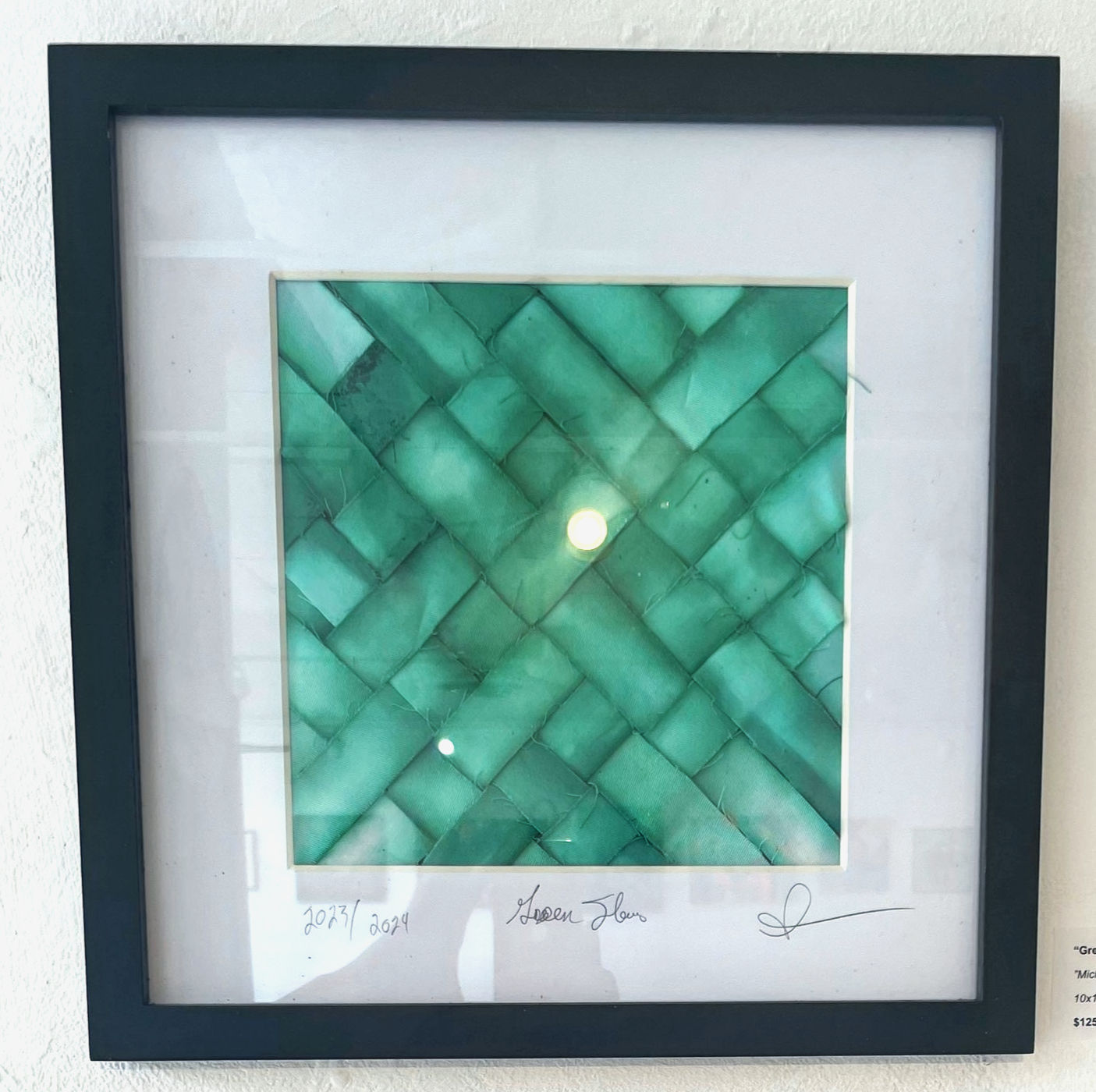 Green Sleeves Woven Shibori