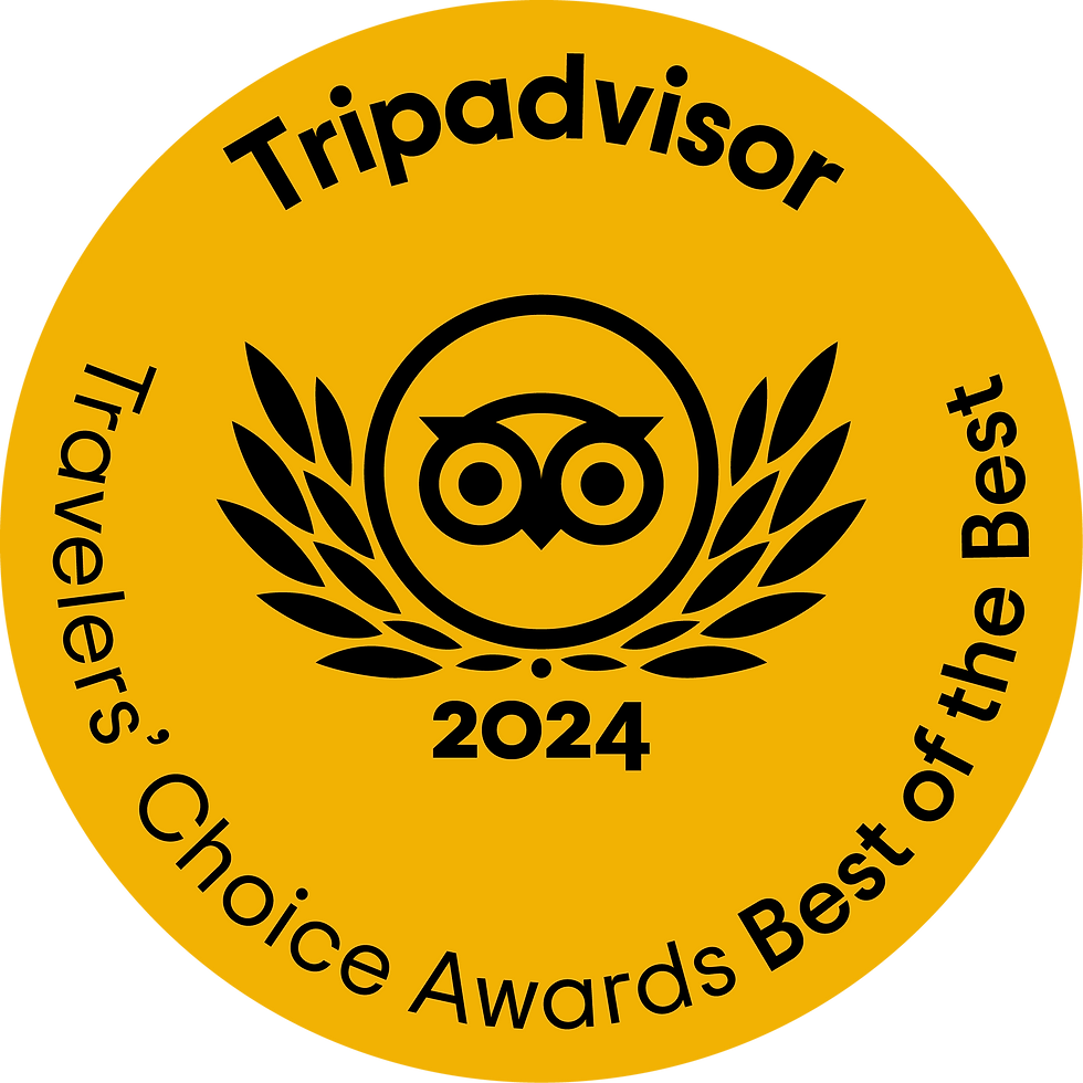 2024 TripAdvisor Traveler's Choice Awards - Best of the Best, recognition given to Catamaran Adventures, the best catamaran charter in San Blas.