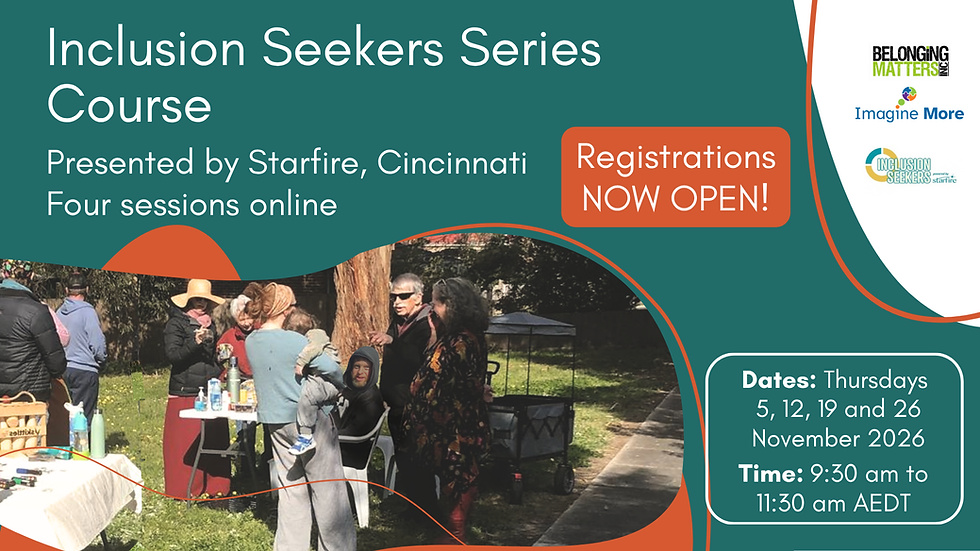 Inclusion Seekers Series Course 2026