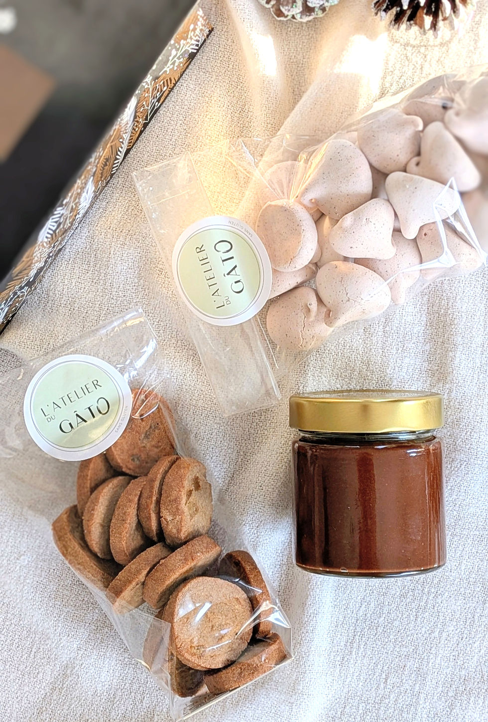 Coffret cadeau Noël à offrir sans gluten