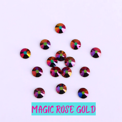 Mini Magic Rhinestone Magic Rose Gold 14 Cut | Royal Rhinestones