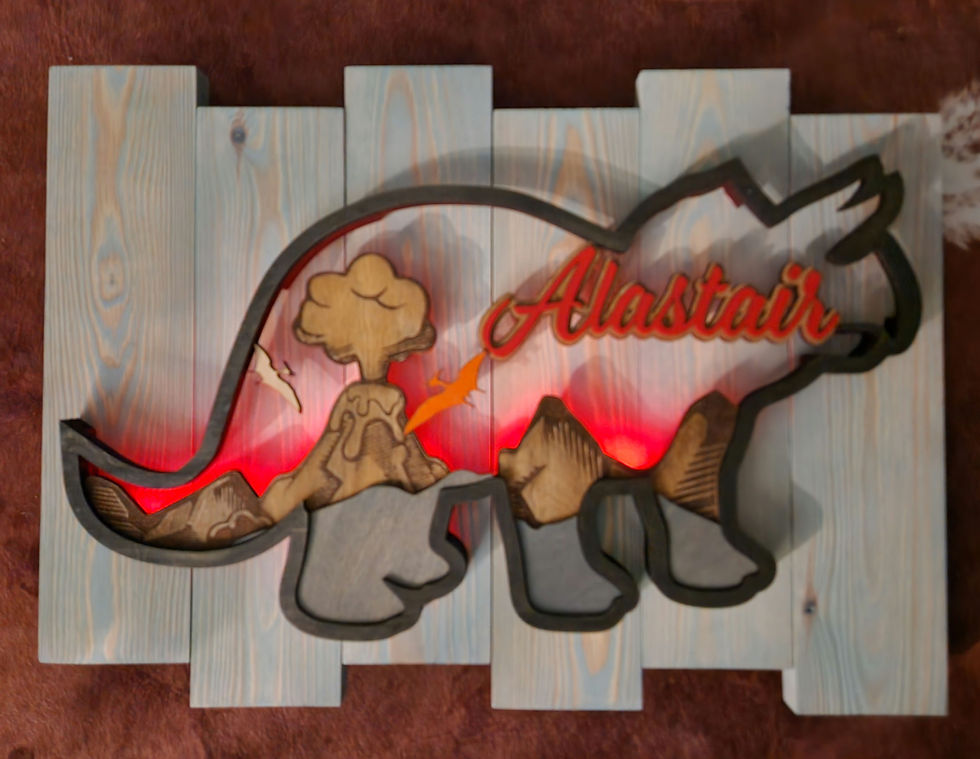 Thumbnail: Triceratops LED Sign