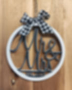 Mr & Mrs est. 2023 Ornament