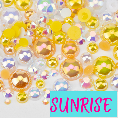 Sunrise Flatback Pearls | Royal Rhinestones
