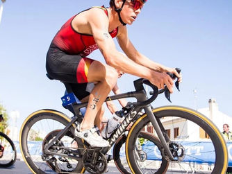 Gran debut de Sergio Baxter en unas Series Mundiales de Triatlón