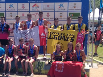 Laura Durán y Tritones Murcia brillan en el Lago de Banyoles
