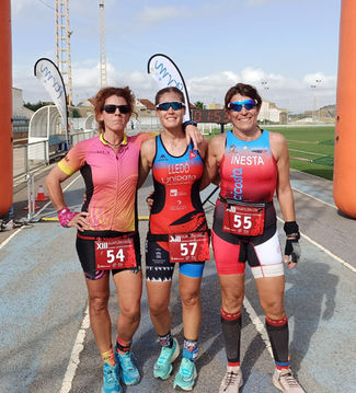 Álvaro Franco y Marina Lledó, ganadores del X III Duatlón Cross Minero de La Unión