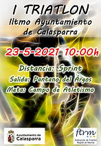 Cartel I Triatlon Ayuntamiento de Calasp