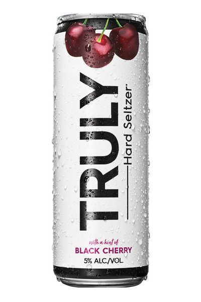Truly Hard Seltzer Black Cherry Spiked & Sparkling Water - 6 Can 12.0oz.