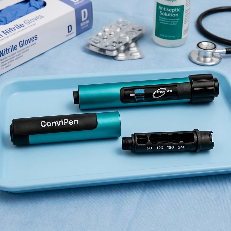 Miniaturbild: Peptide Pen / Convipen / 5 Nadeln 31Gx25x8mm / 3 Kartuschen im Set