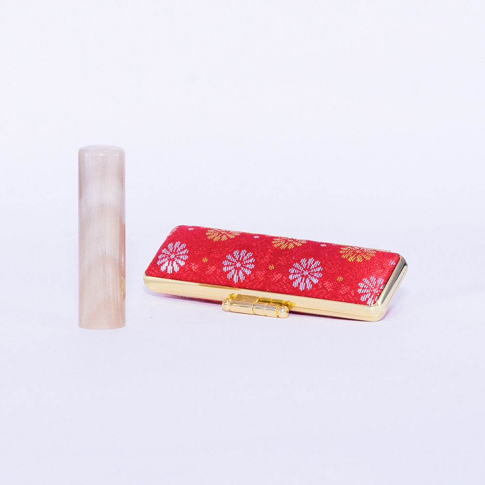 Premium White Horn Hanko