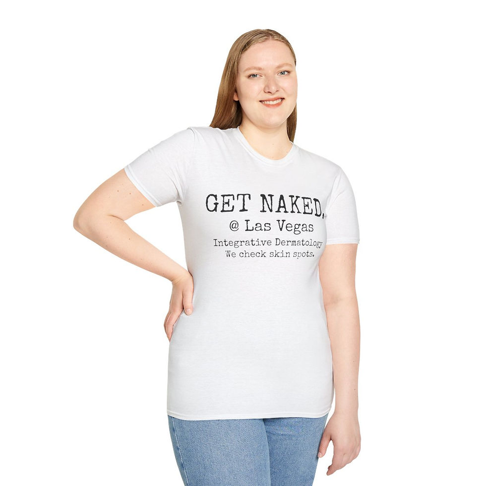 Thumbnail: GET NAKED MELANOMA Unisex Soft T-Shirt