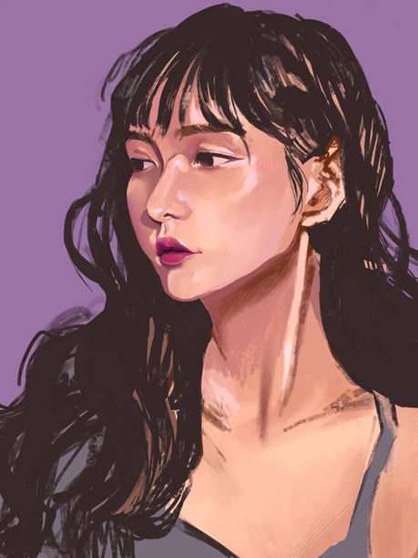 Purple Dream,  digital artwork.