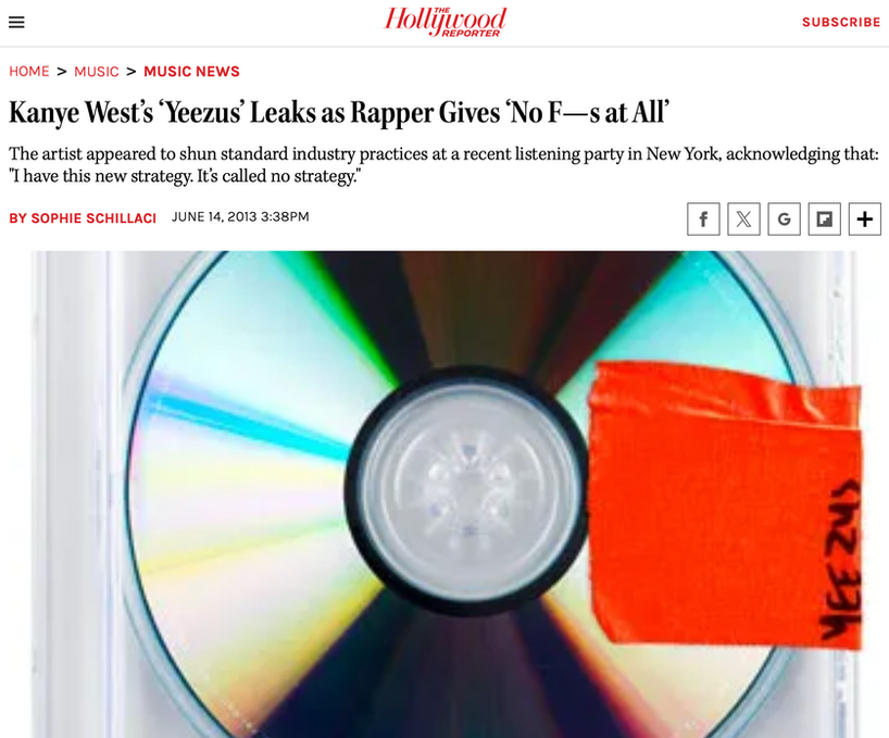 Lexus x Yeezus