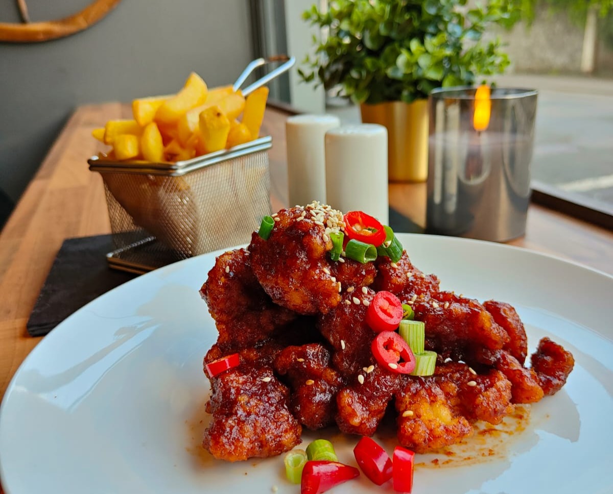 Arranged Food and Objects