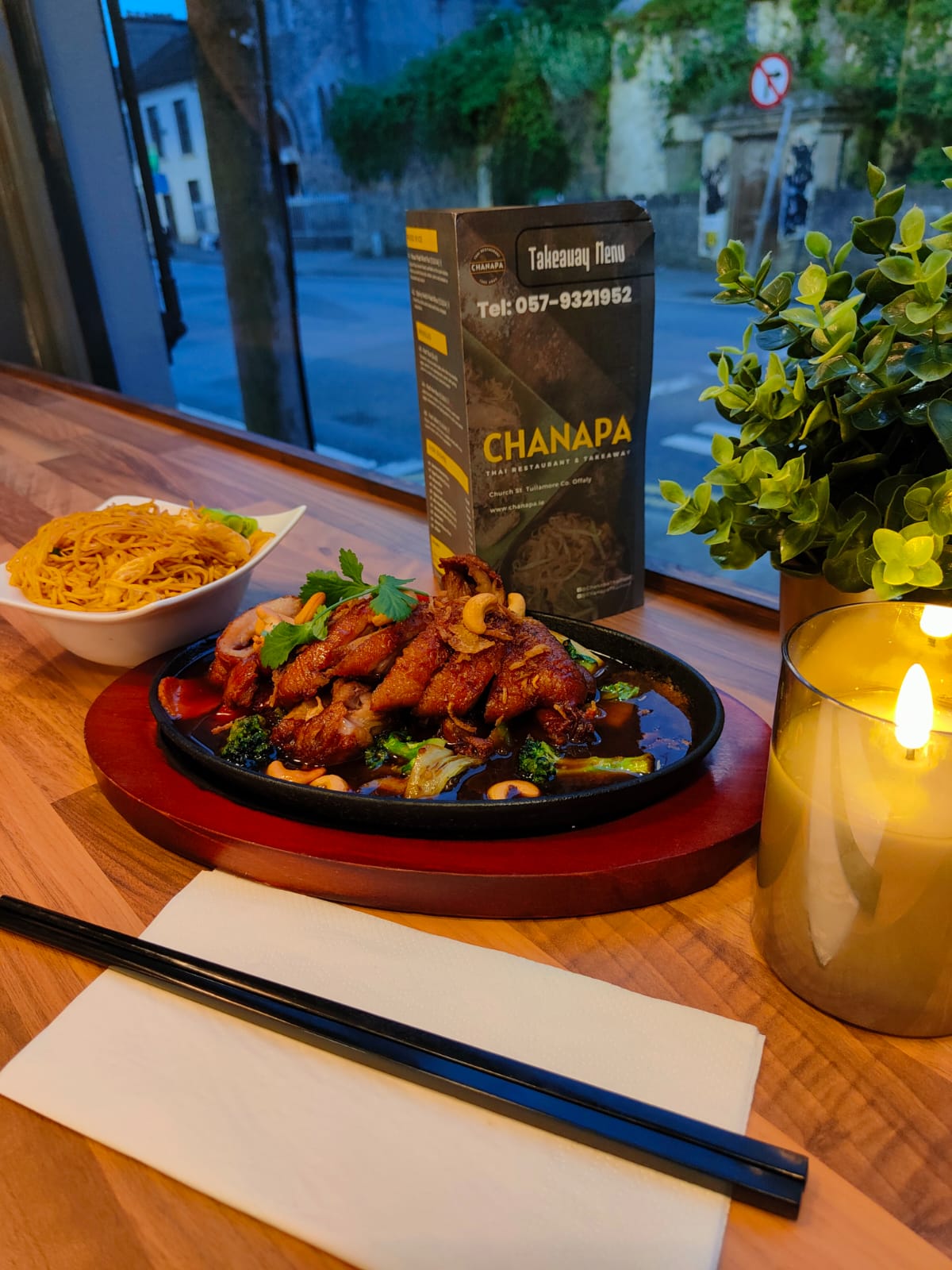 Arranged Food and Objects