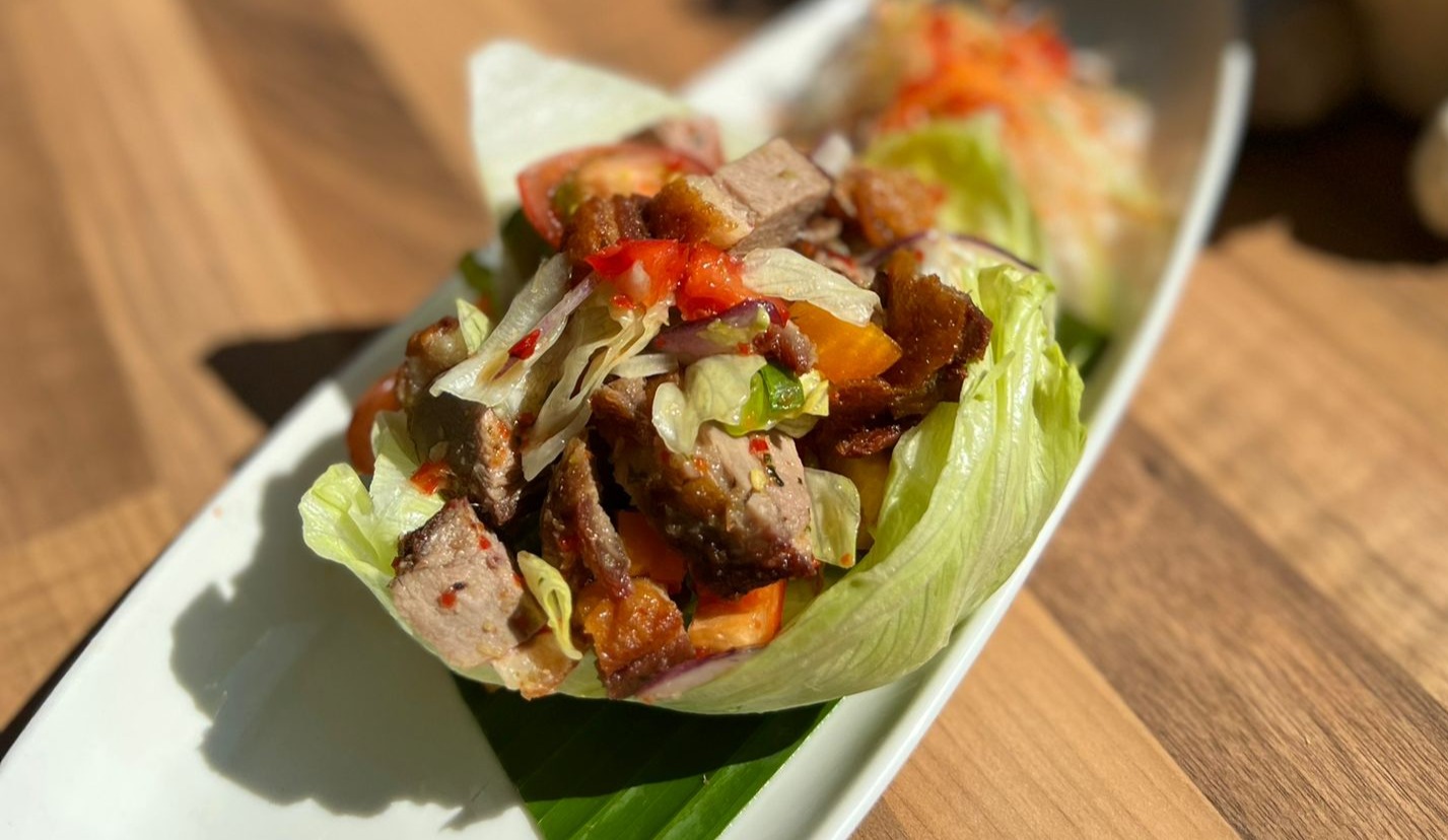 Arranged Food and Objects