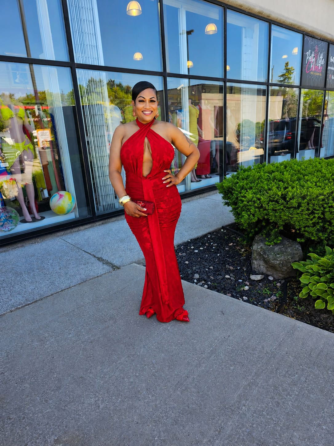 Scarlet Temptation Gown