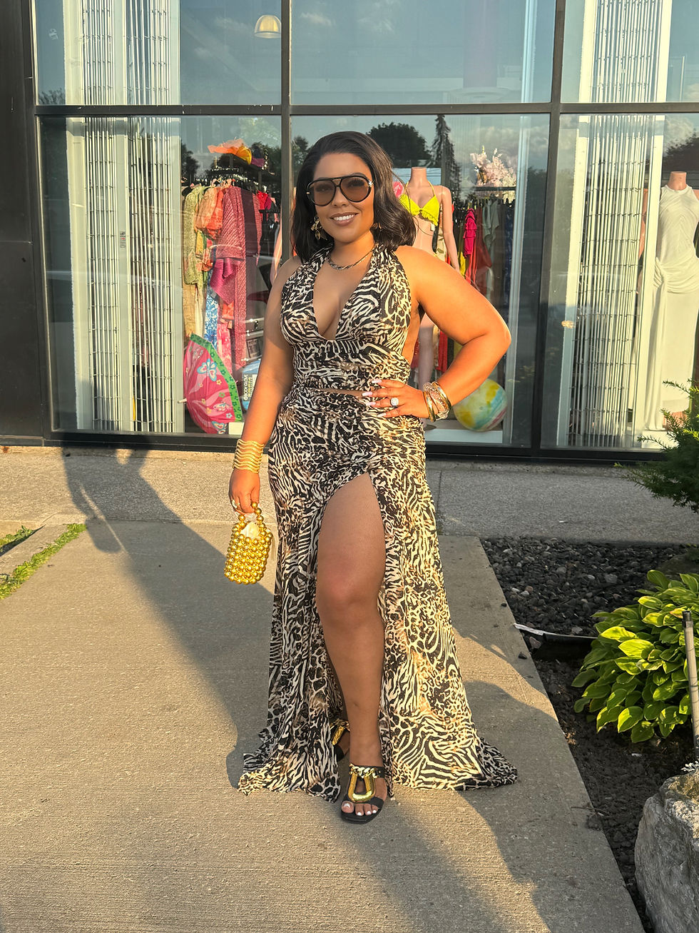 Thumbnail: Savannah Luxe Halter Maxi Set