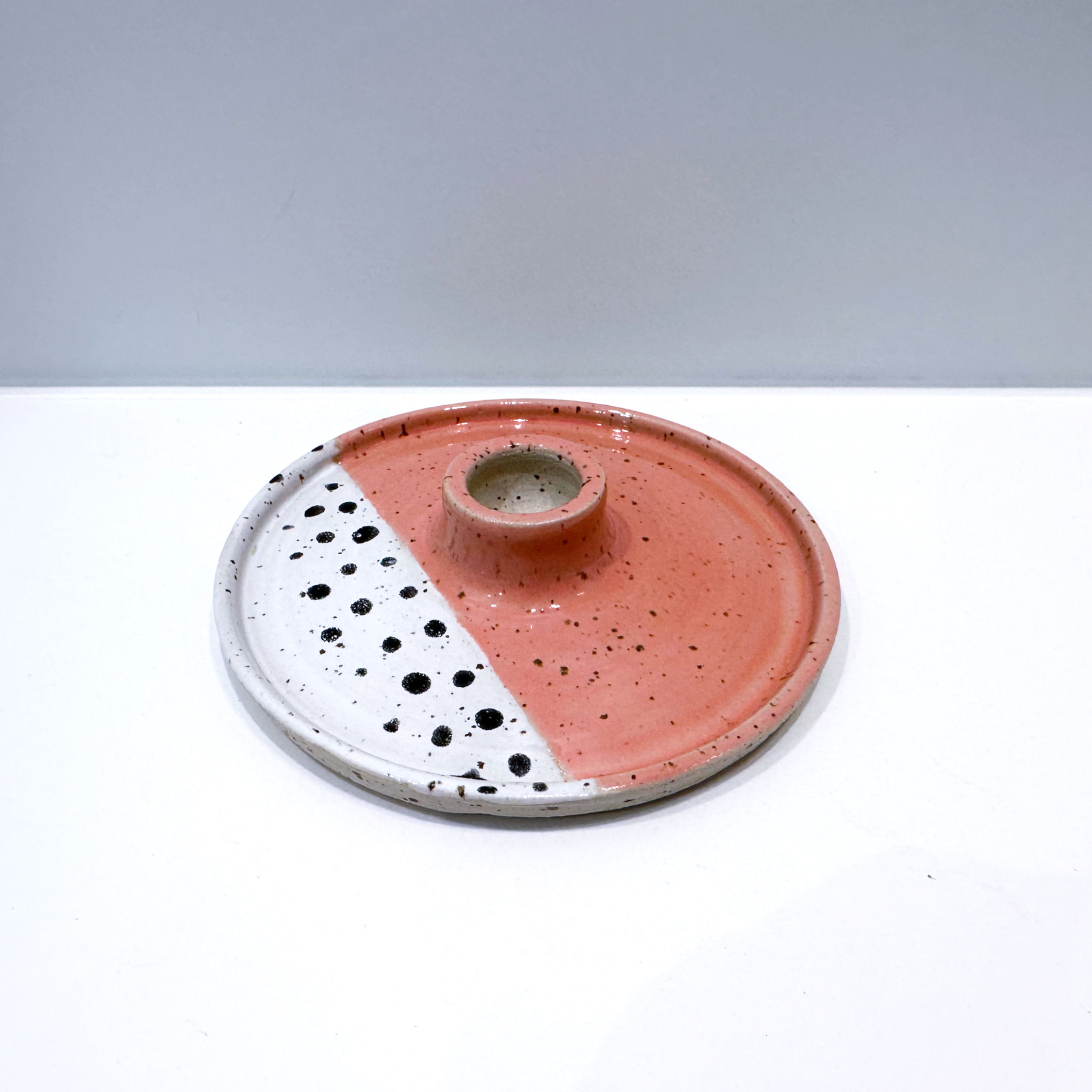 Kerzenständer Korallenfarbe