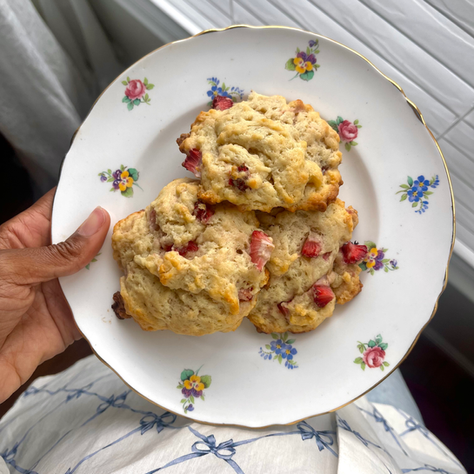 The Best Strawberry Scones