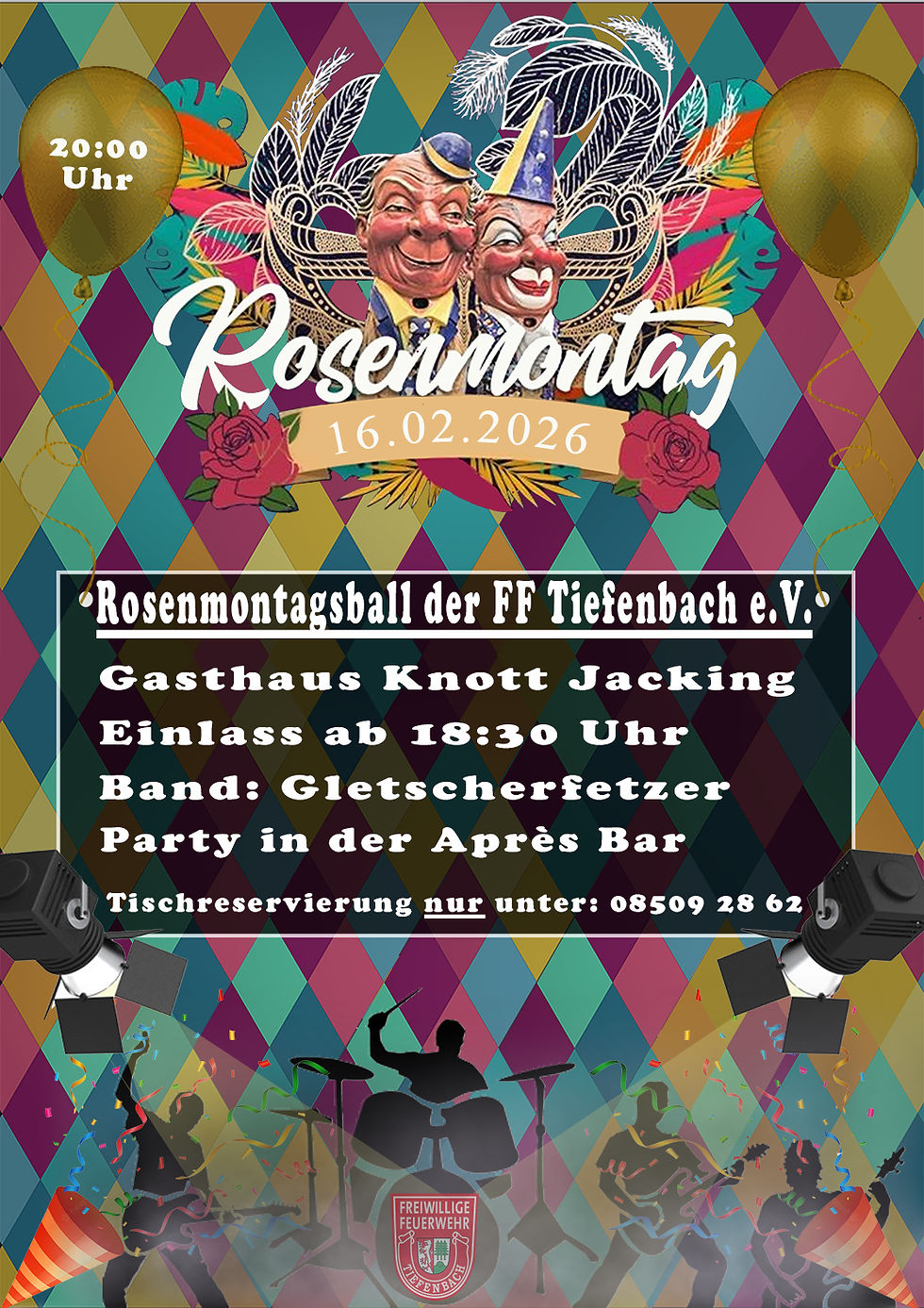Rosenmontagsball der FF Tiefenbach e.V.