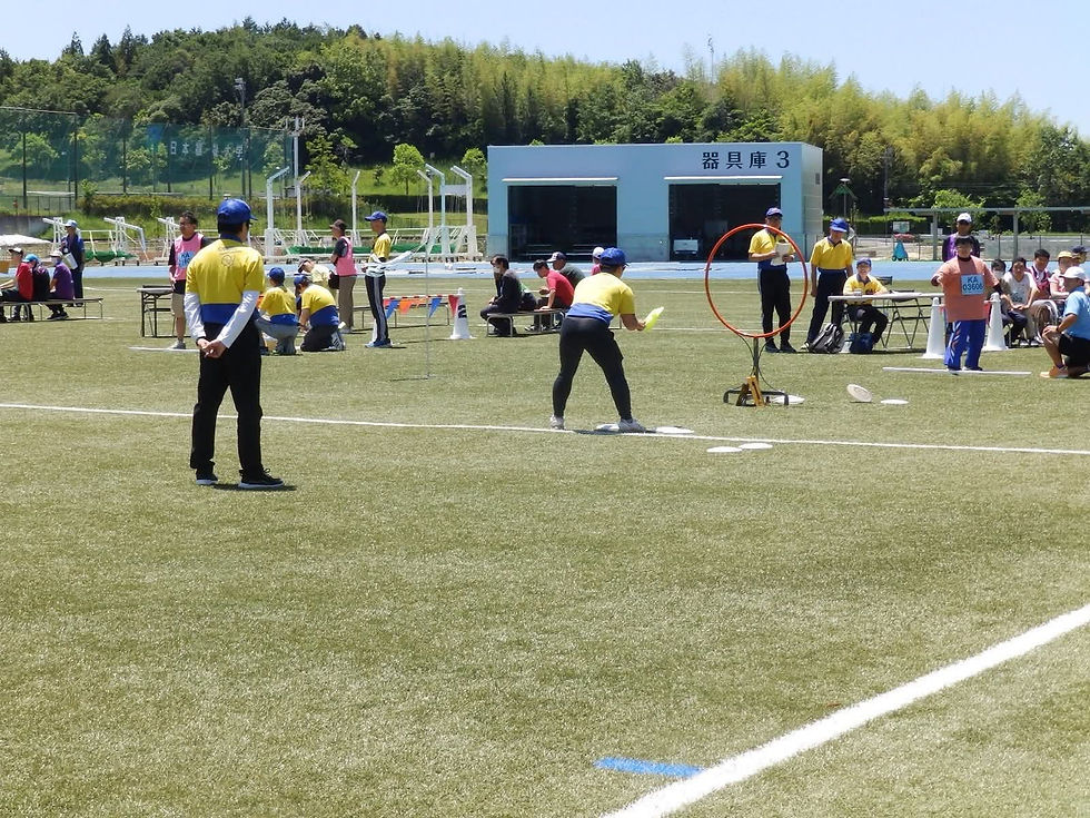 愛知県障害者スポーツ大会その①フライングディスク