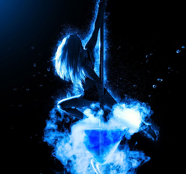 martini glass dancer for hire