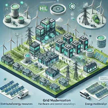 DALL·E 2024-11-22 19.18.05 - An isometric futuristic illustration showcasing grid modernization with advanced technology. The scene features interconnected macro and microgrids po.webp