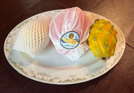 Sampling Fruit from an Asian Market