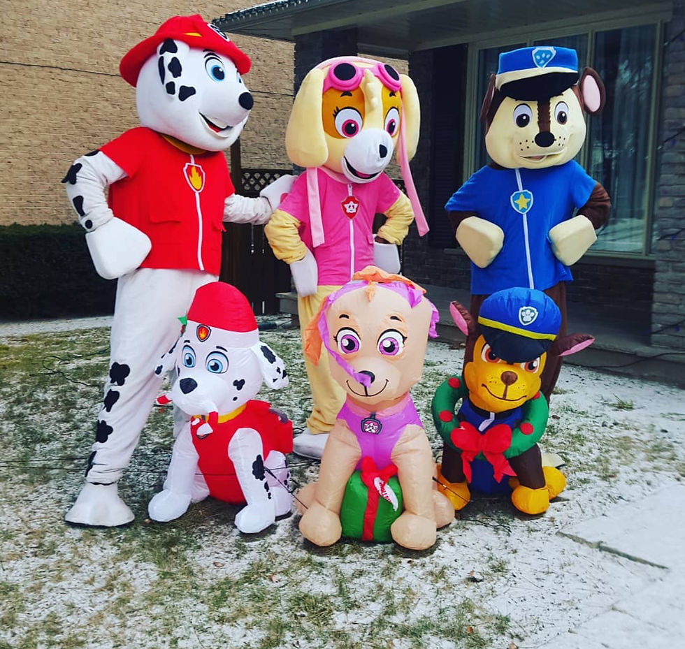 Paw Patrol Mascots for birthday party for kids
