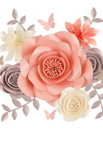 3D- Paper Flower Wall Decor.PNG