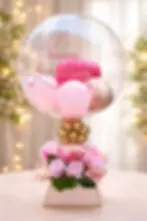 Bubble Balloon Flower Bouquet Anniversary in Edmonton