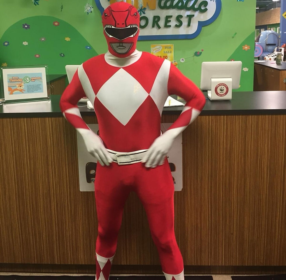 Power Ranger Mascot Hire for Birthday party