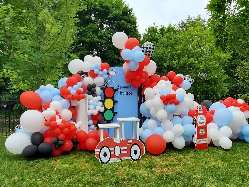 The Cars Balloon decoration for Birthday Party_edited