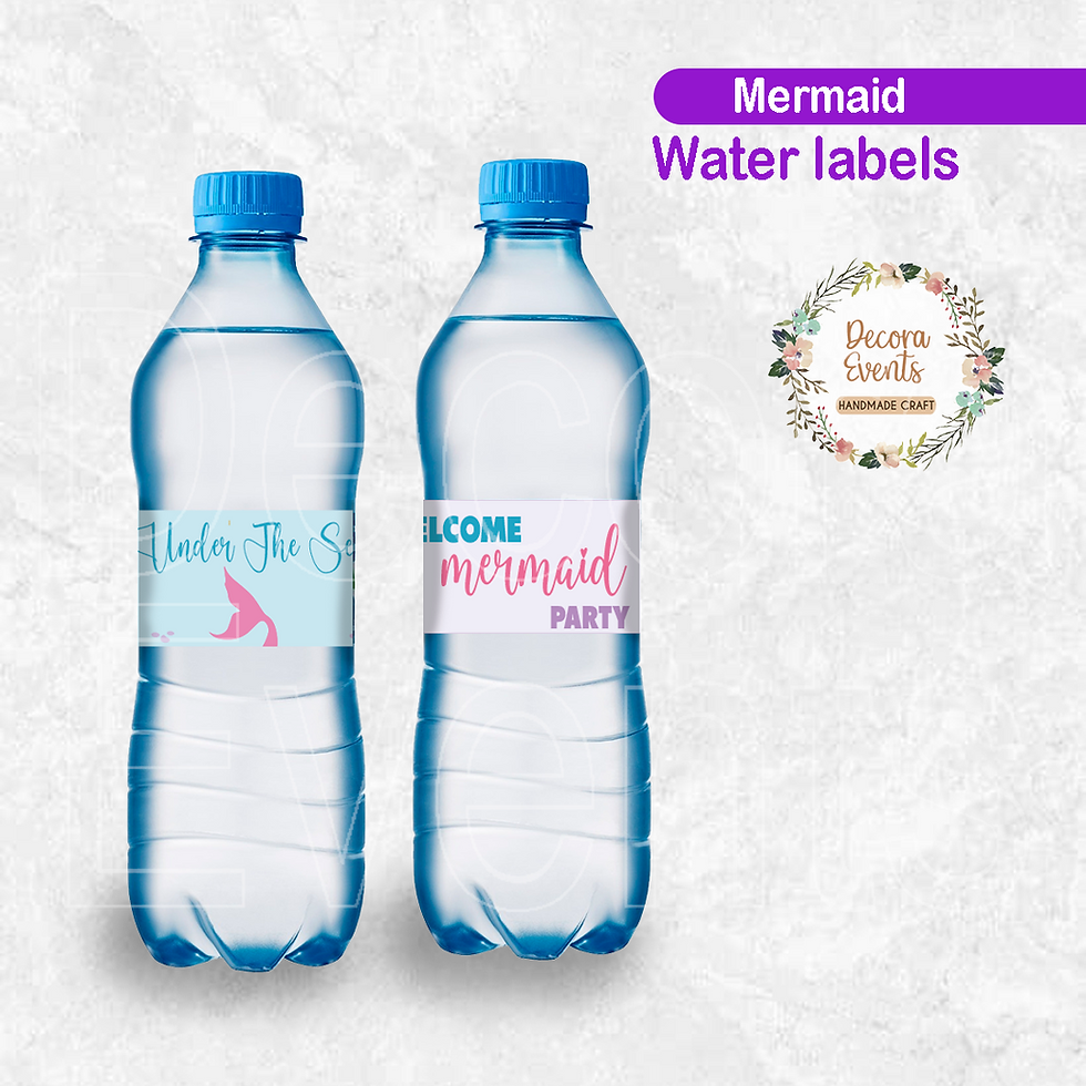 Miniatura: Mermaid Decoration for Parties - Kit Download Printable